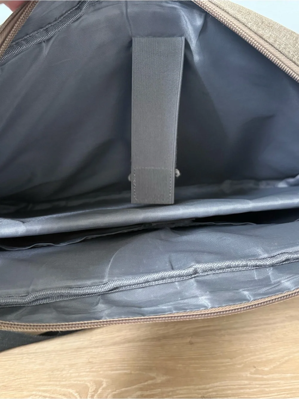 Men's Brown Canvas Briefcase - Unbranded